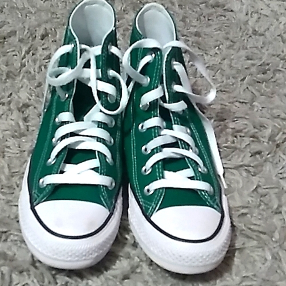 Converse only warn a hand full of times. They ware to small when I bought them.